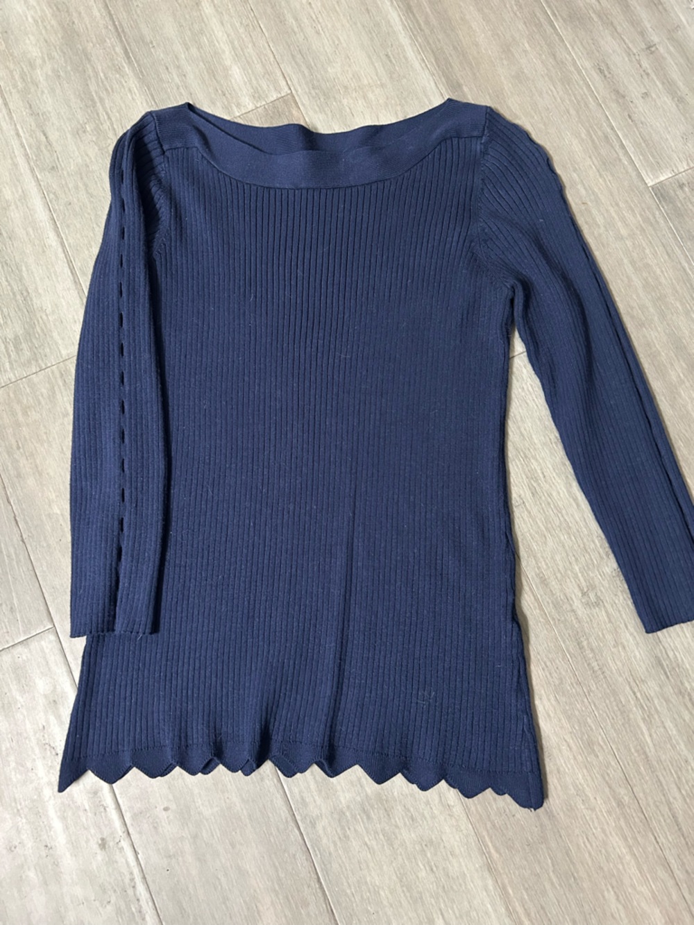 Navy blue light sweater. Priced to sell$